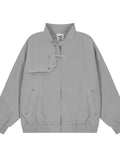 Men's Zip Up Long Sleeve Jacket - Velora Luxury Fashion