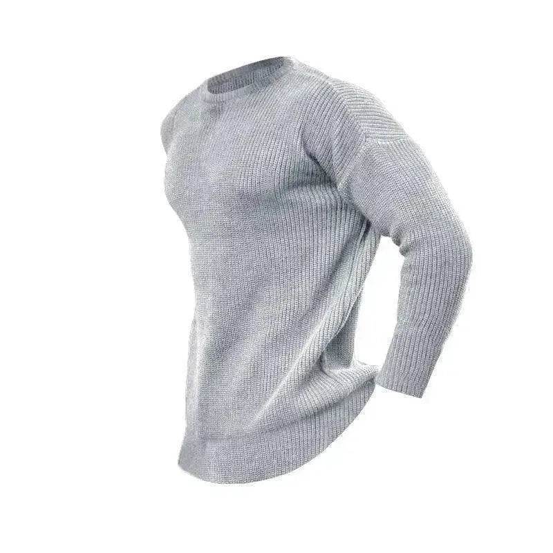 Men's Fashionable Knitted Pullover - Velora
