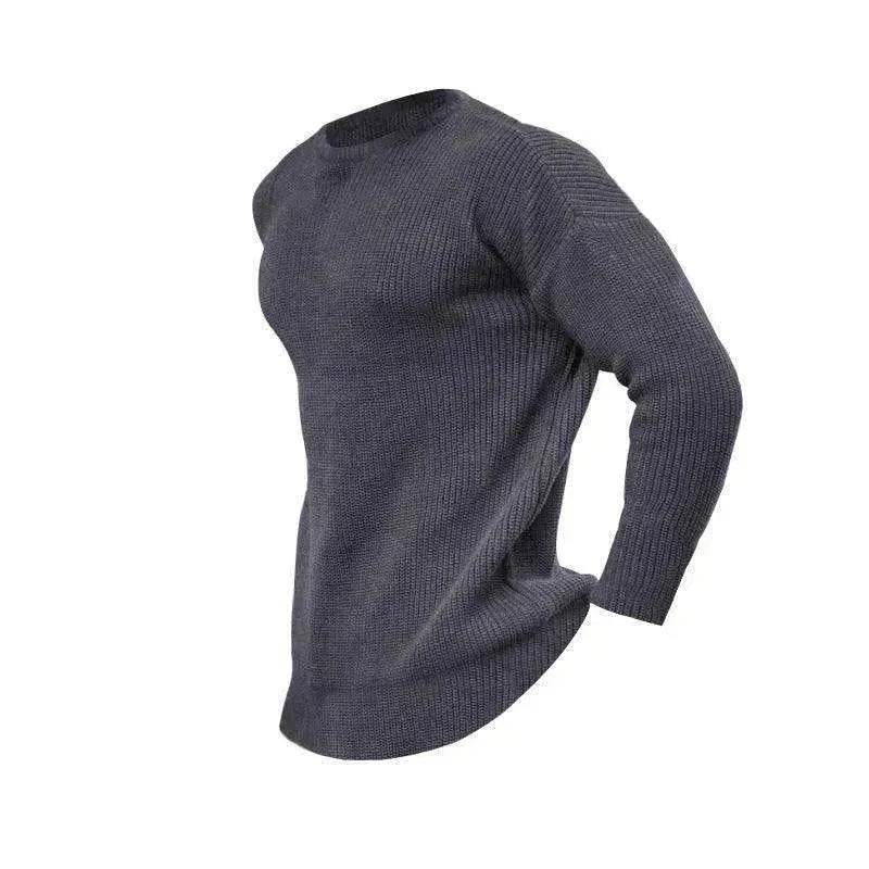 Men's Fashionable Knitted Pullover - Velora