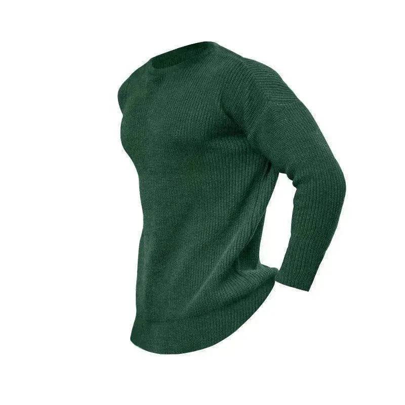 Men's Fashionable Knitted Pullover - Velora