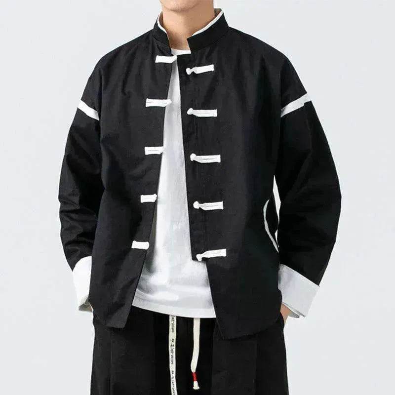 Men's Martial Arts Kung Fu Tang Style Plus Size Jacket