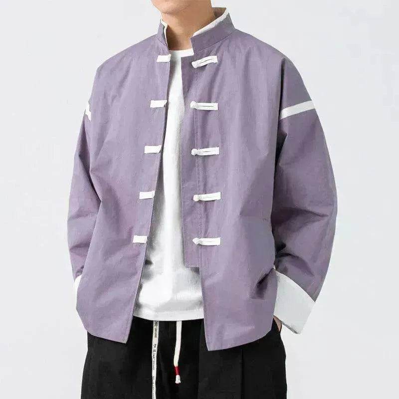 Men's Martial Arts Kung Fu Tang Style Plus Size Jacket