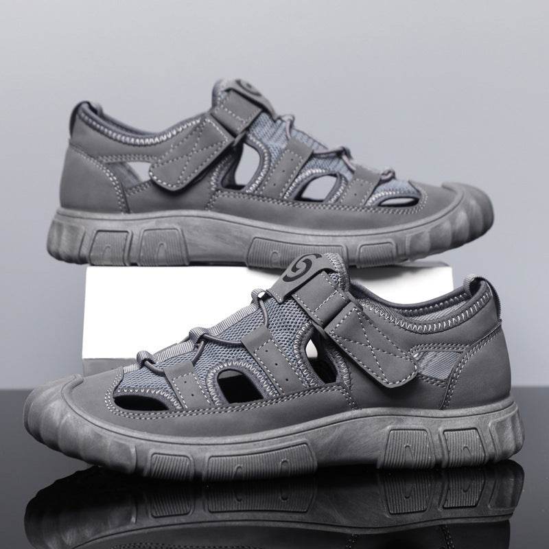 Men's Non-slip Wear-resistant Mesh Surface Hollowed Wading Sandals EX-STOCK Canada