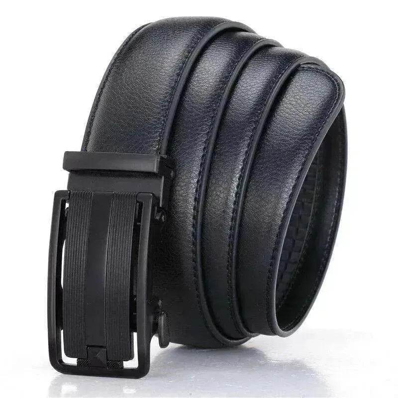 Men's Ratchet Belt Leather Mens Belt With Slide Buckle Ratchet Belts For Men USA - Velora