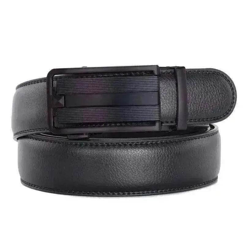 Men's Ratchet Belt Leather Mens Belt With Slide Buckle Ratchet Belts For Men USA - Velora
