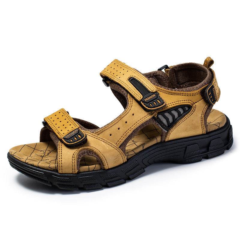 Men's Retro Casual Leather Sandals Outdoor Stylish Beach EX-STOCK Canada