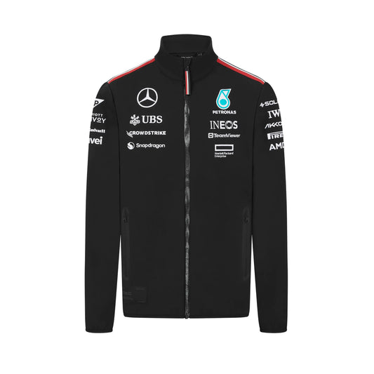 Mercedes AMG F1 2024 Men's Team Softshell - 3XL Black - Velora Luxury Fashion