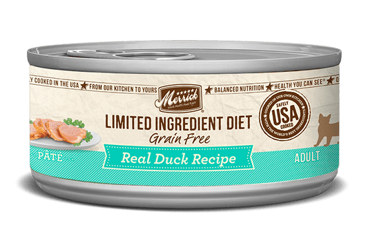 Merrick Limited Ingredient Diet Grain Free Real Duck Recipe Pâté - Cat Wet Food - Velora Luxury Fashion