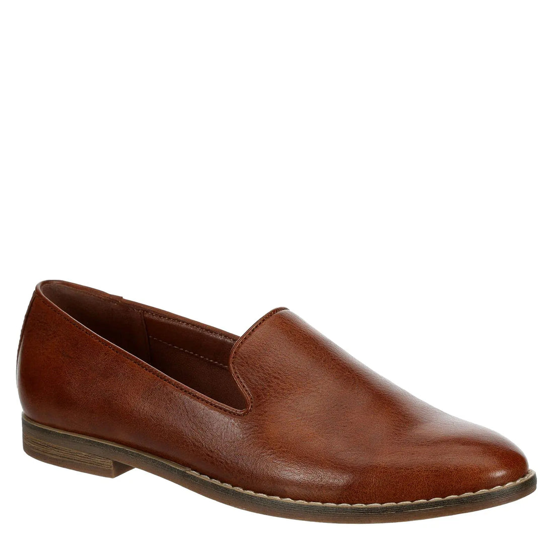 Michael By Michael Shannon Sherrill - Womens Closed Toe Faux Leather Slip On Classic Loafer Flat Brown Size 6.0 Medium Width - Velora Luxury Fashion