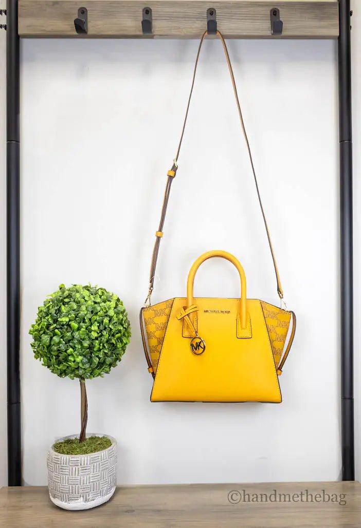 Michael Kors Avril Petite Honeycomb Leather Crossbody - Velora Luxury Fashion