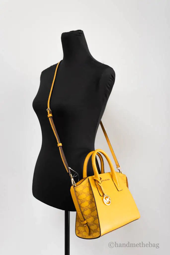 Michael Kors Avril Petite Honeycomb Leather Crossbody - Velora Luxury Fashion