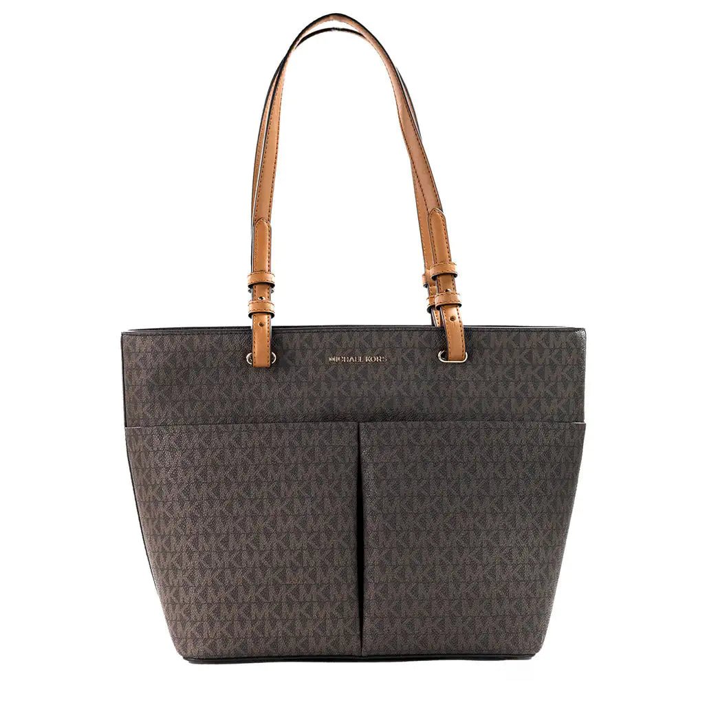Michael Kors Bedford Signature Brown Tote - Velora Luxury Fashion