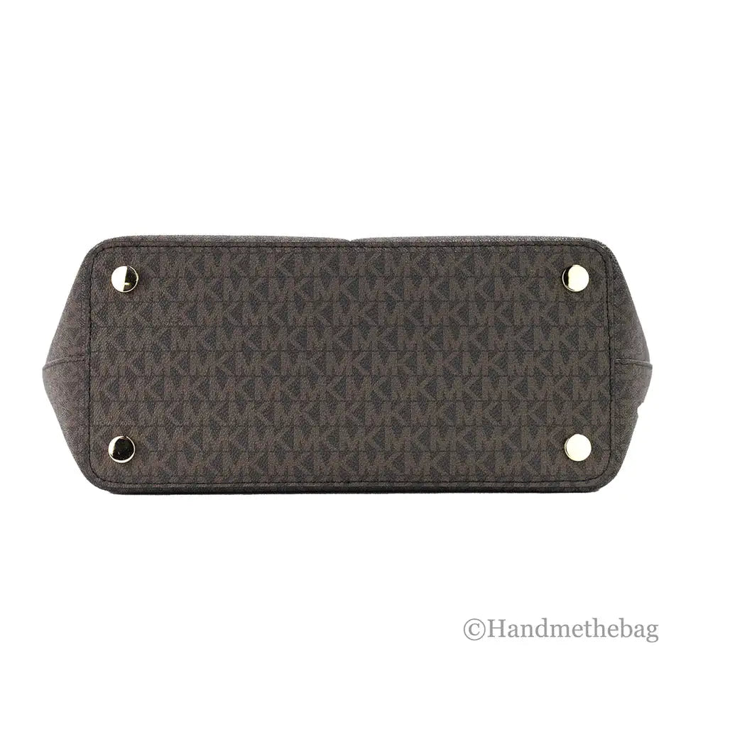 Michael Kors Bedford Signature Brown Tote - Velora Luxury Fashion