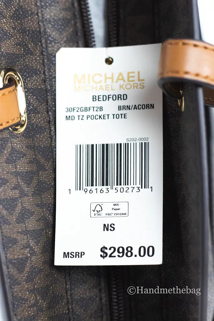 Michael Kors Bedford Signature Brown Tote - Velora Luxury Fashion