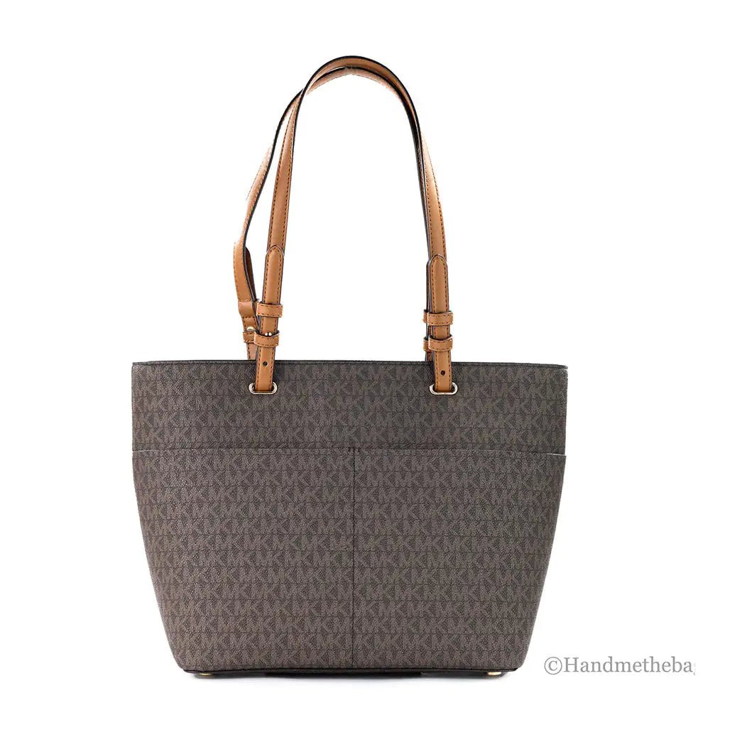 Michael Kors Bedford Signature Brown Tote - Velora Luxury Fashion