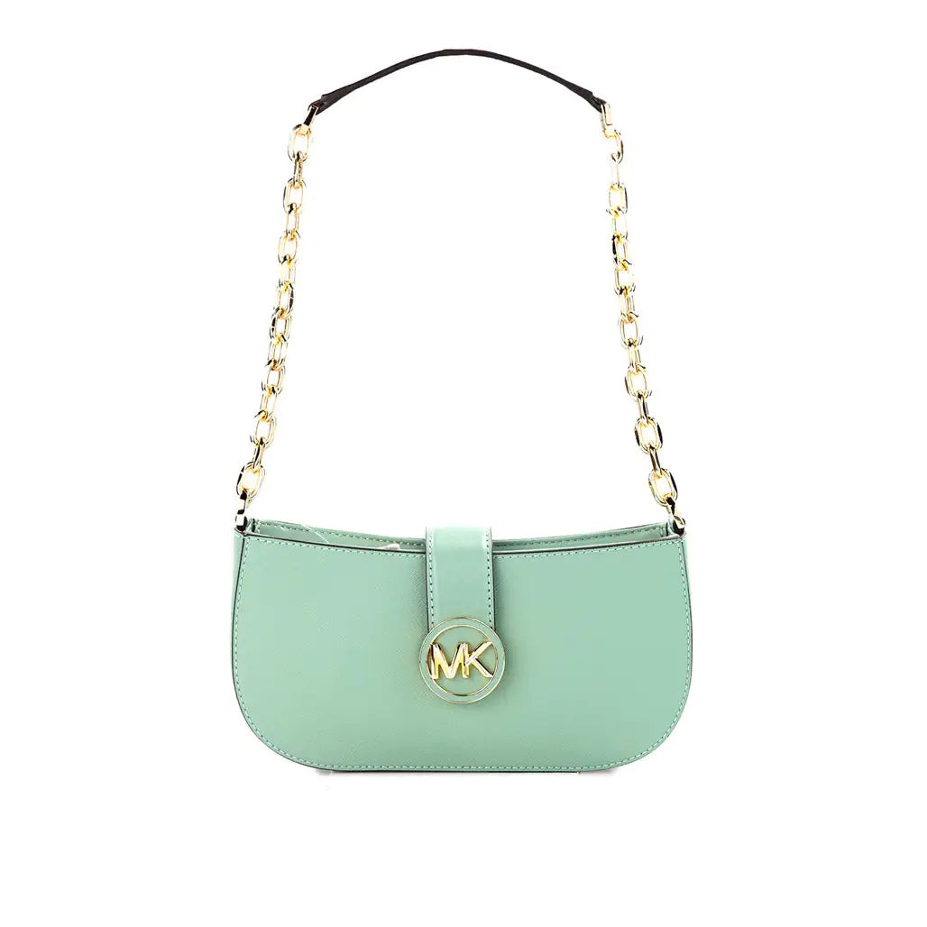 Michael Kors Carmen Leather Pouchette Shoulder Bag - Velora Luxury Fashion