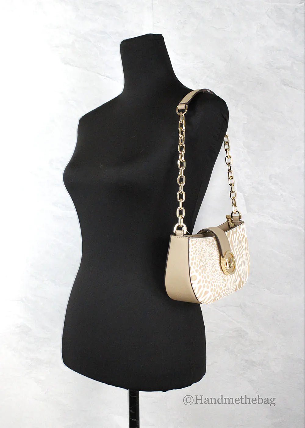 Michael Kors Carmen Small Haircalf Pouchette Shoulder Bag - Velora Luxury Fashion