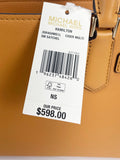 Michael Kors Cider Leather Crossbody Satchel - Velora Luxury Fashion