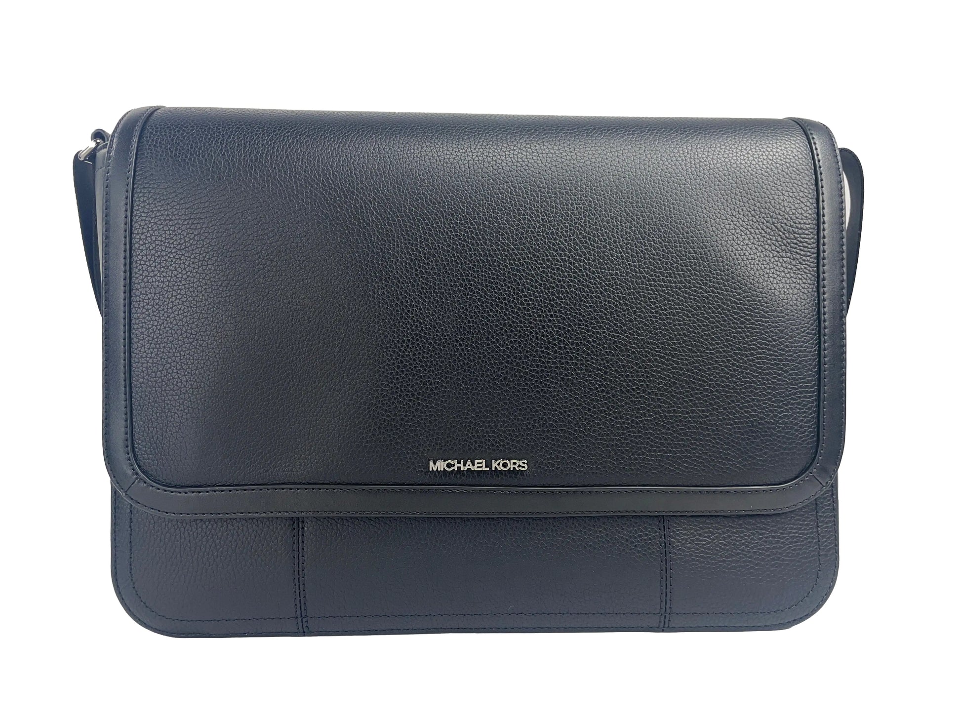 Michael Kors Cooper Leather Messenger Crossbody Bag - Velora Luxury Fashion