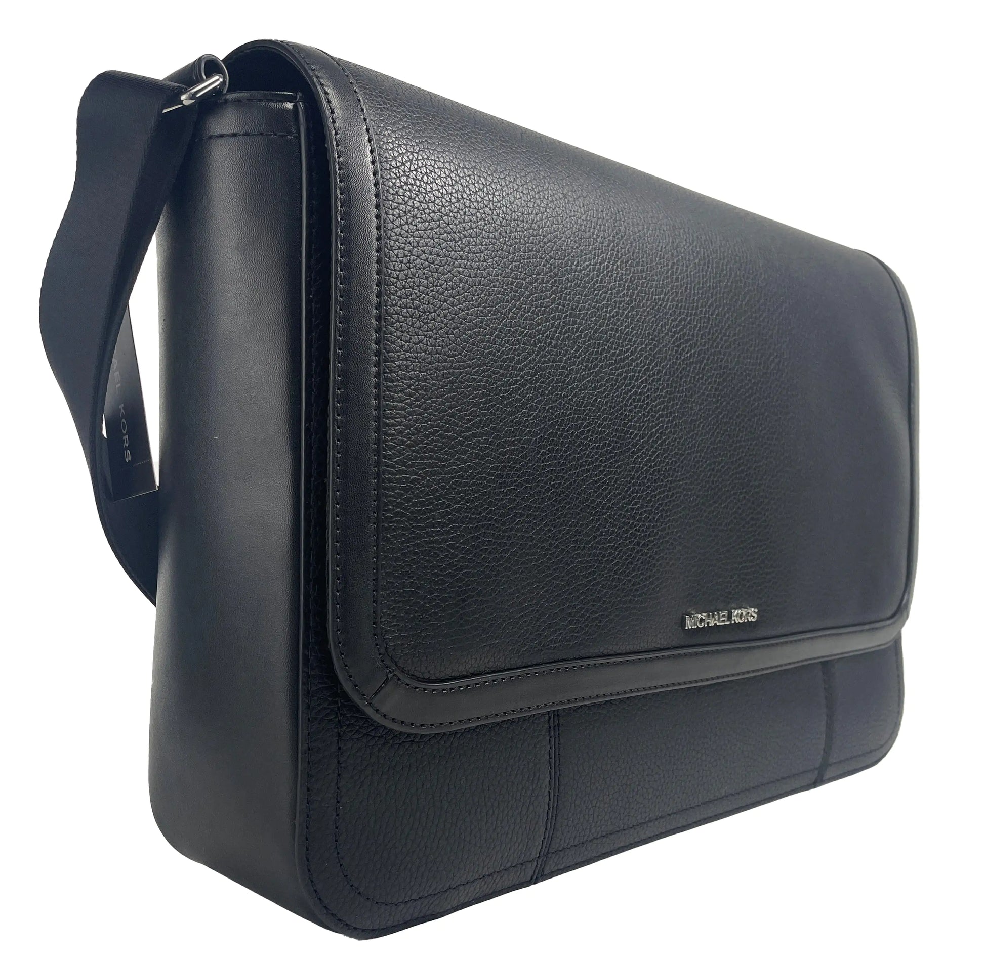 Michael Kors Cooper Leather Messenger Crossbody Bag - Velora Luxury Fashion