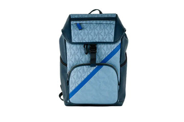 Michael Kors Cooper Sport Flap Chambray Large Backpack - Velora Luxury Fashion