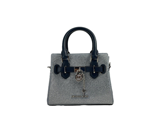 Michael Kors Denim Crystal Mini Satchel - Velora Luxury Fashion