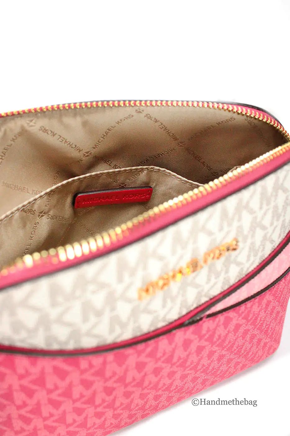 Michael Kors Electric Pink Jet Set Crossbody - Velora Luxury Fashion