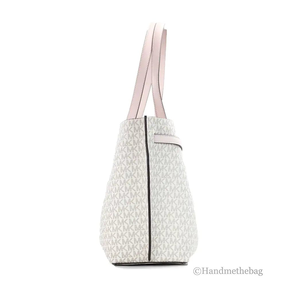 Michael Kors Emilia Large Powder Blush Tote Bag - Velora Luxury Fashion