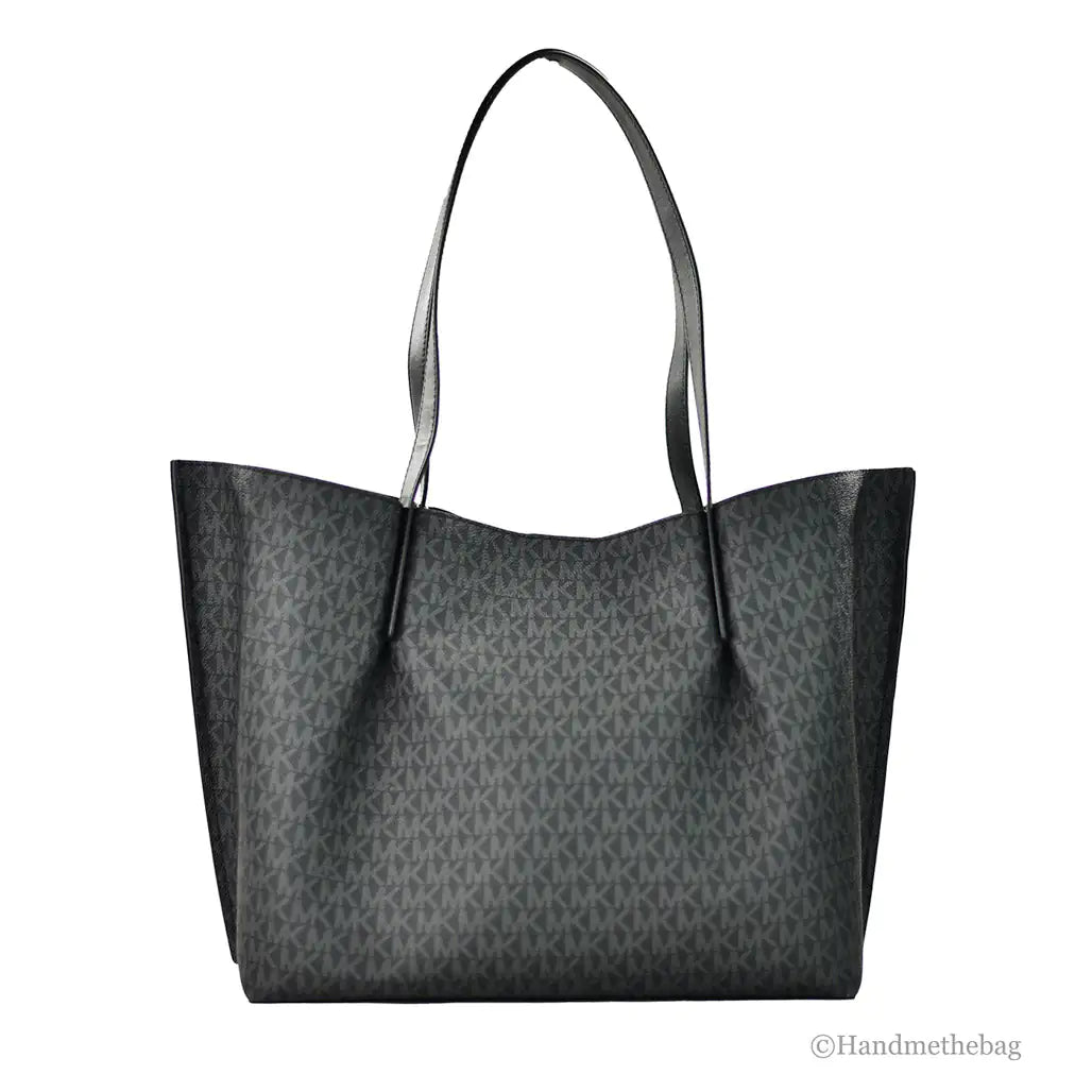 Michael Kors Emilia Signature Black Tote - Velora Luxury Fashion