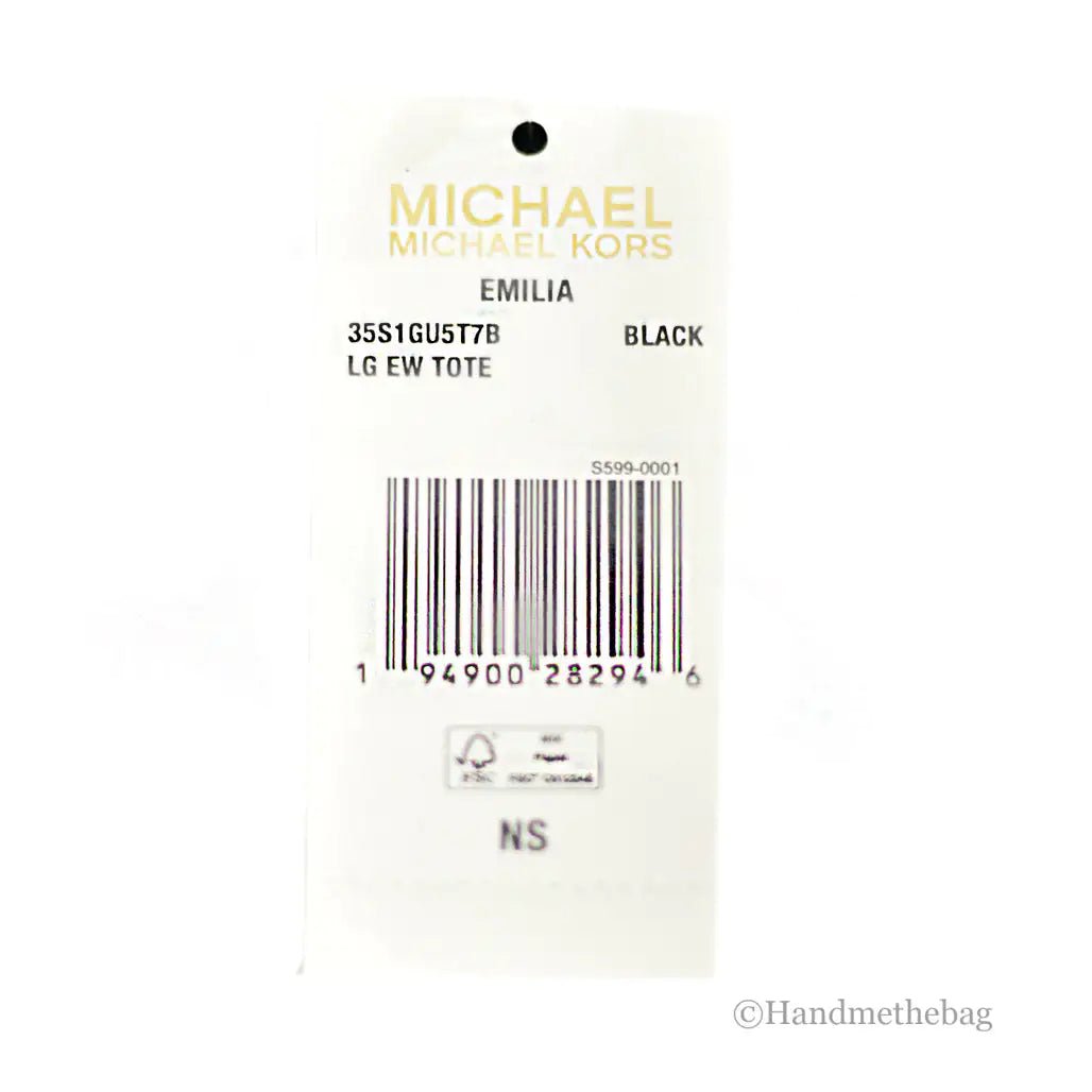 Michael Kors Emilia Signature Black Tote - Velora Luxury Fashion