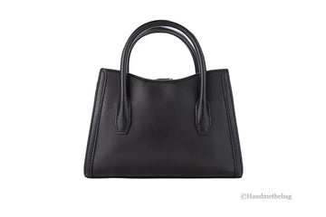 Michael Kors Gabby Small Black Satchel Crossbody Bag - Velora Luxury Fashion