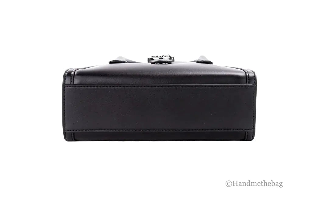 Michael Kors Gabby Small Black Satchel Crossbody Bag - Velora Luxury Fashion