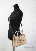 Michael Kors Gabby Small Camel Satchel Crossbody Bag - Velora Luxury Fashion
