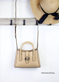Michael Kors Gabby Small Camel Satchel Crossbody Bag - Velora Luxury Fashion