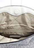 Michael Kors Gabby Small Cream Foldover Hobo Crossbody Bag - Velora Luxury Fashion