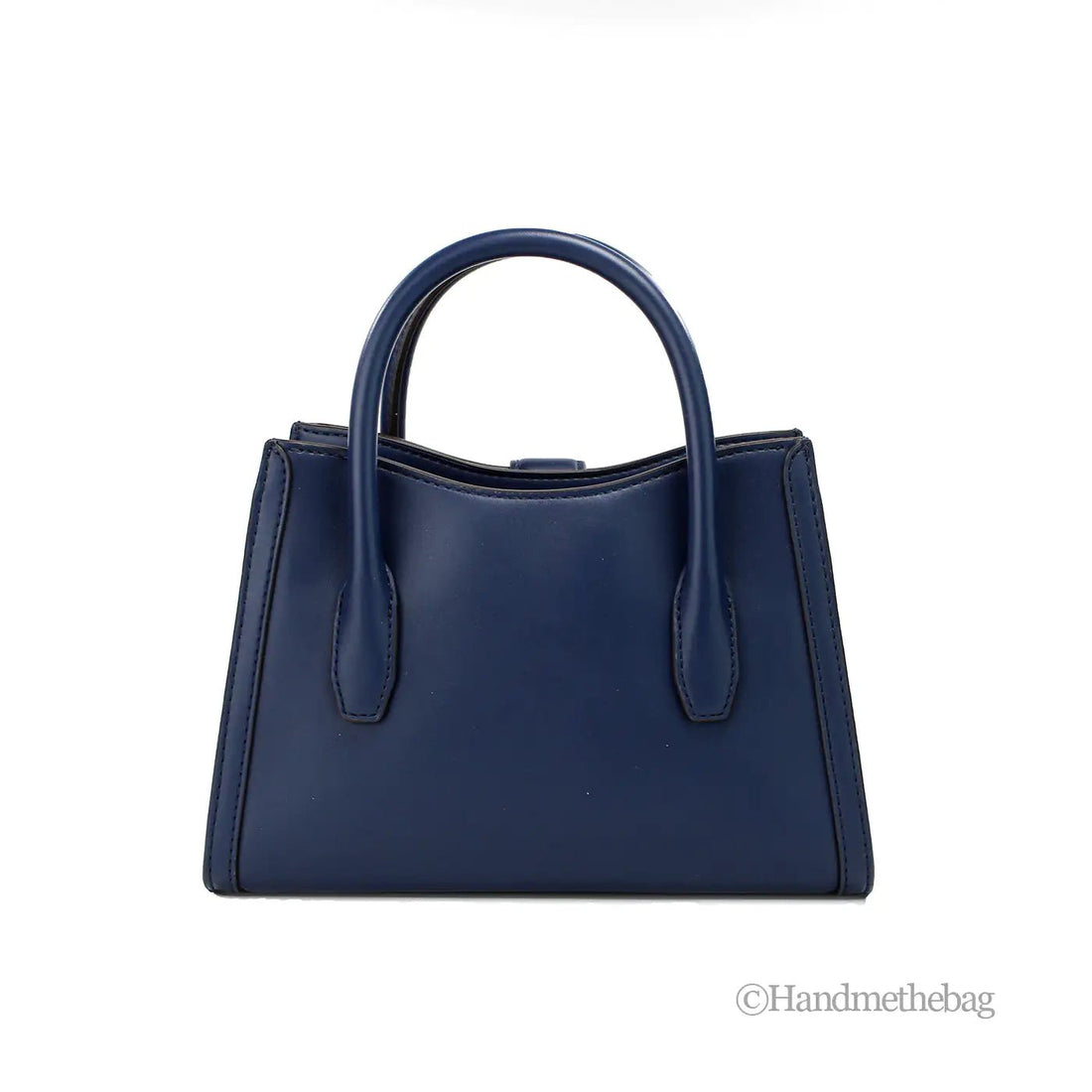 Michael Kors Gabby Small Navy Satchel Crossbody Bag - Velora Luxury Fashion