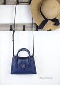 Michael Kors Gabby Small Navy Satchel Crossbody Bag - Velora Luxury Fashion