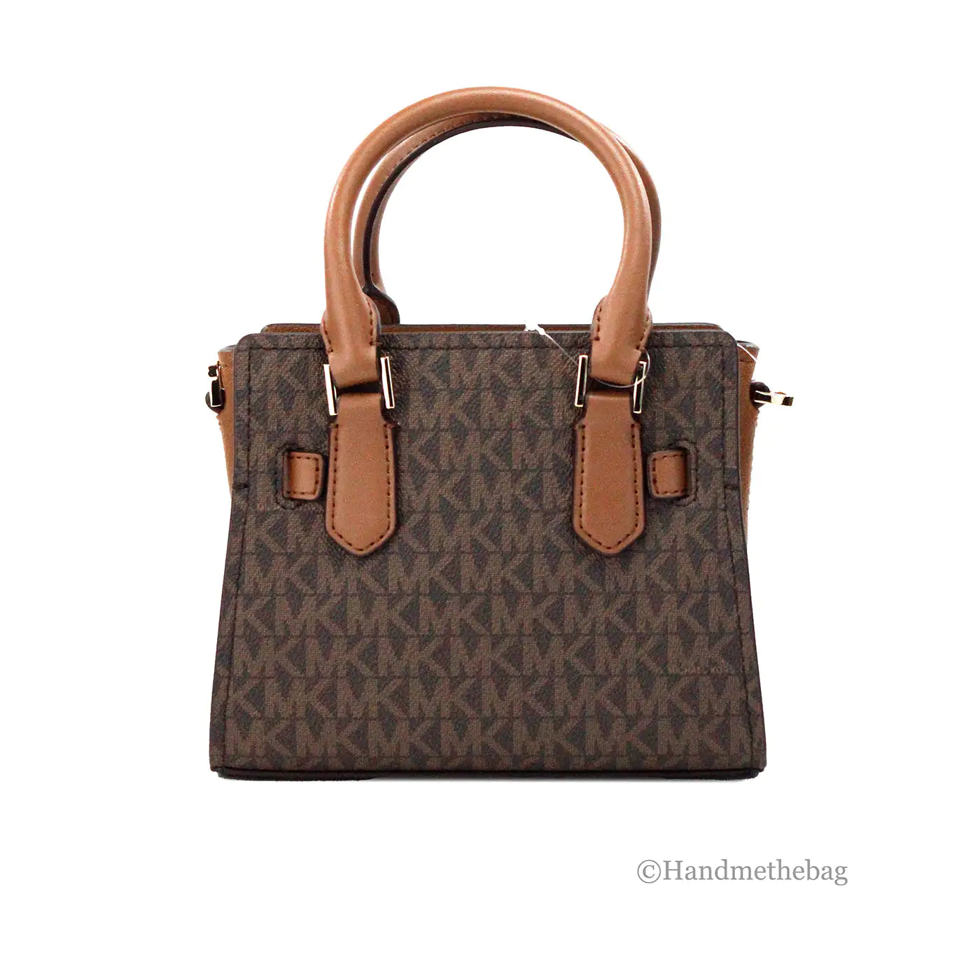 Michael Kors Hamilton Mini Brown PVC Crossbody - Velora Luxury Fashion