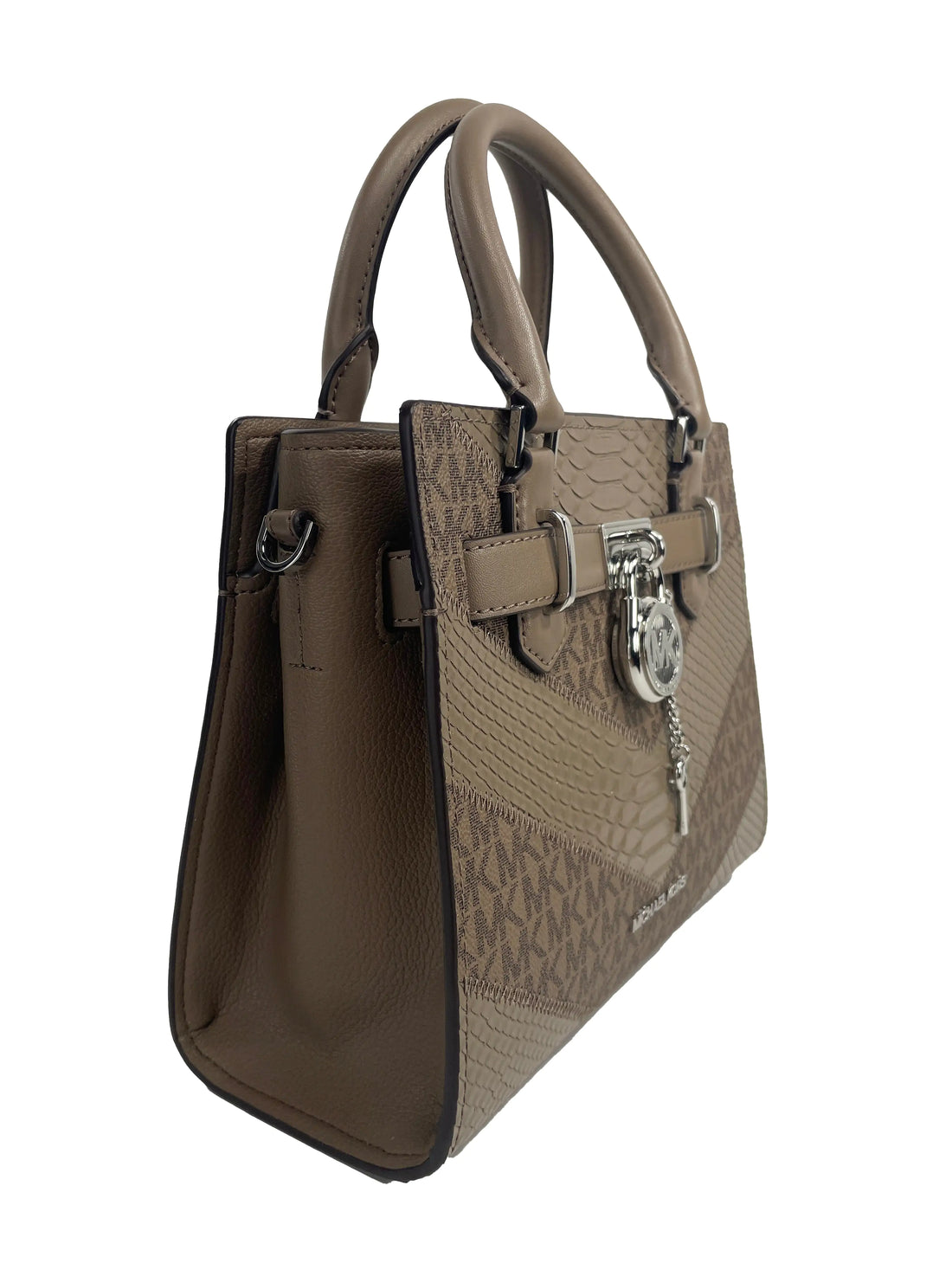Michael Kors Hamilton Small Leather Satchel Crossbody Bag - Velora Luxury Fashion