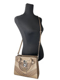 Michael Kors Hamilton Small Leather Satchel Crossbody Bag - Velora Luxury Fashion