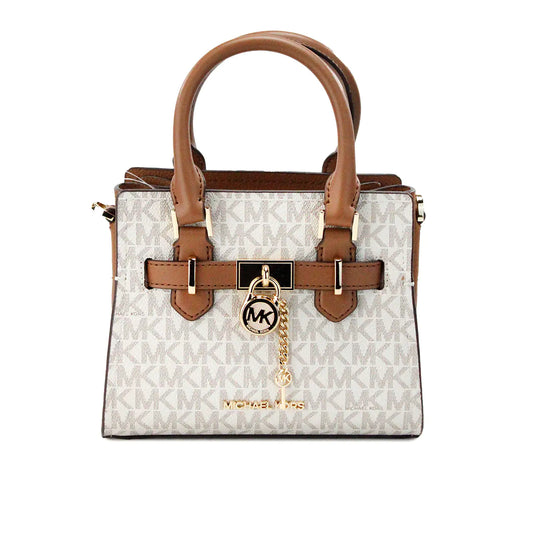 Michael Kors Hamilton Vanilla Mini Satchel - Velora Luxury Fashion