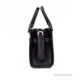 Michael Kors Hamilton XS Black Leather Mini Satchel - Velora Luxury Fashion