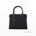 Michael Kors Hamilton XS Black Leather Mini Satchel - Velora Luxury Fashion