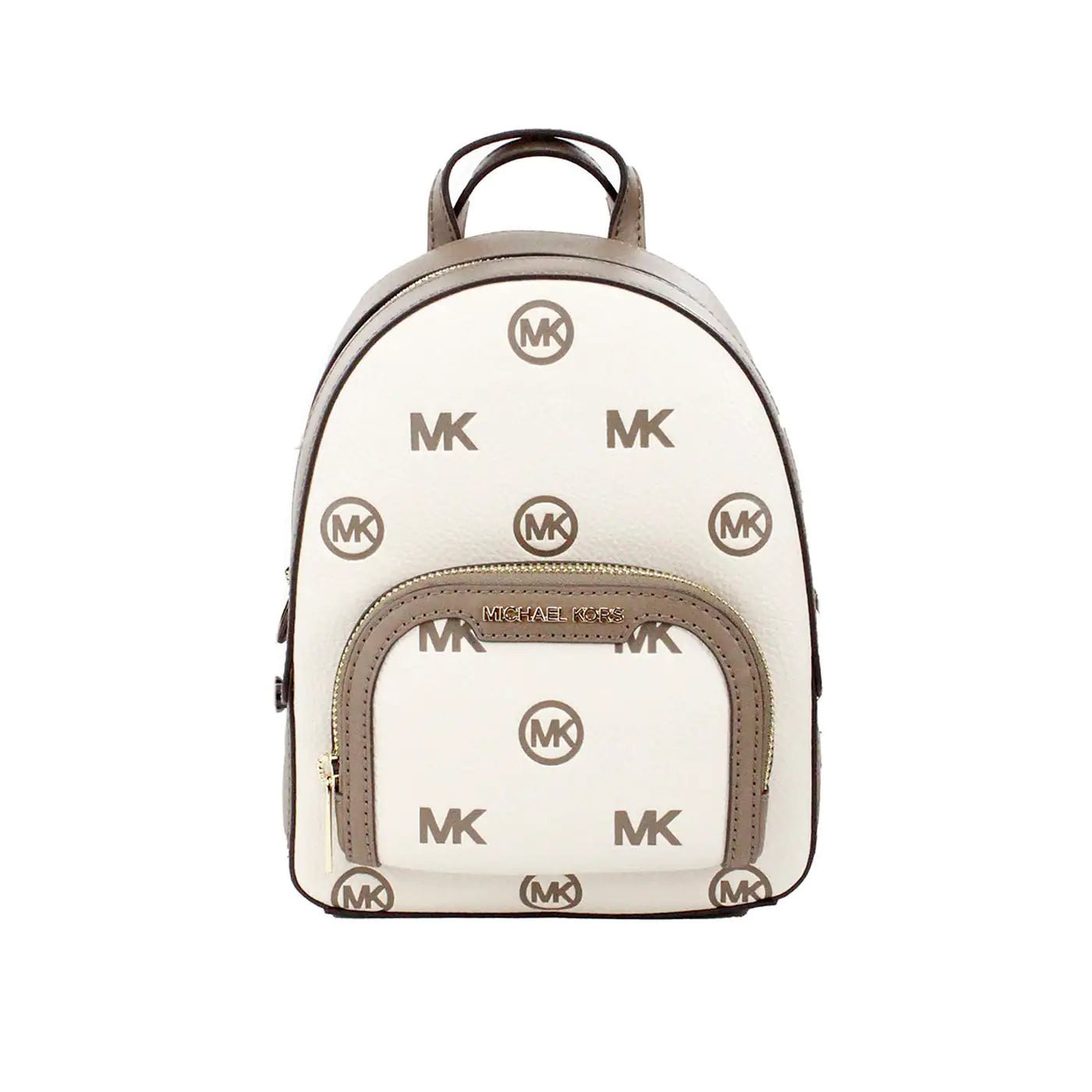 Michael Kors Jaycee Mini Light Cream Pocket Backpack - Velora Luxury Fashion