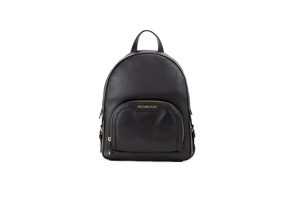 Michael Kors Jaycee Pebbled Leather Backpack Black - Velora Luxury Fashion