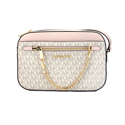 Michael Kors Jet Set EW Zip Chain Crossbody - Velora Luxury Fashion