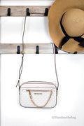 Michael Kors Jet Set EW Zip Chain Crossbody - Velora Luxury Fashion