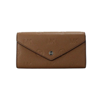 Michael Kors Jet Set Luggage Embossed Envelope Continental Wallet - Velora Luxury Fashion
