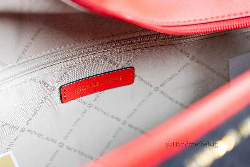 Michael Kors Jet Set Sangria Shoulder Tote Purse - Velora Luxury Fashion