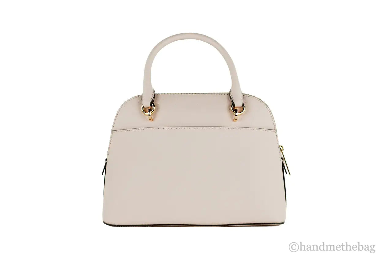 Michael Kors Jet Set Travel Medium Powder Blush Leather Dome X Cross Satchel Bag - Velora Luxury Fashion